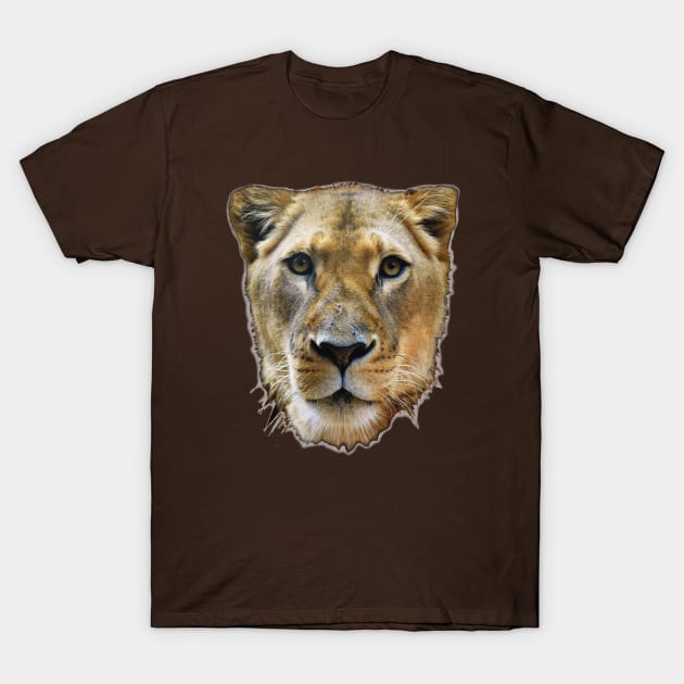 Lioness from Africa T-Shirt by Just Kidding by Nadine May